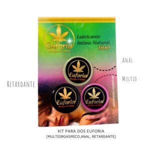 Kit Intimo Euforia para Parejas 5g– Multi-orgásmico, Retardante y Dilatador Anal