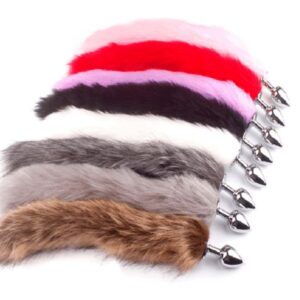 plug anal cola de zorro