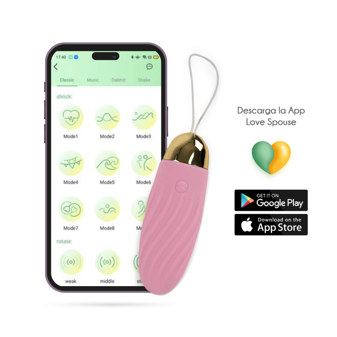 huevo vibrador por app