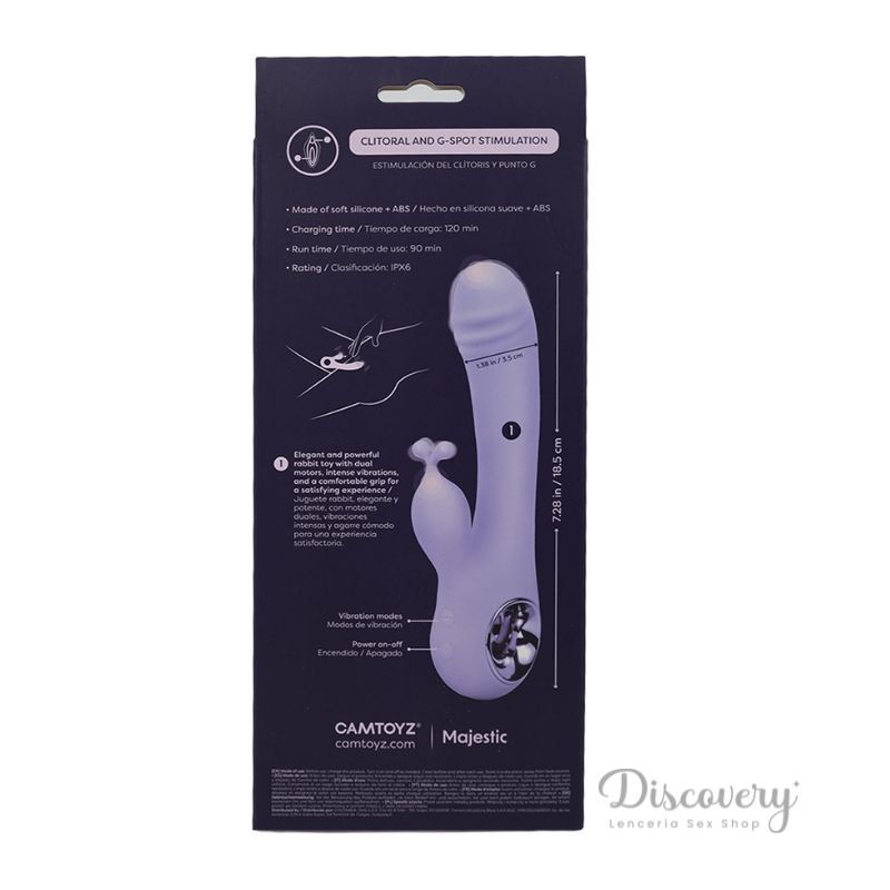 vibrador clitorial y punto g camtoyz tifany recargable