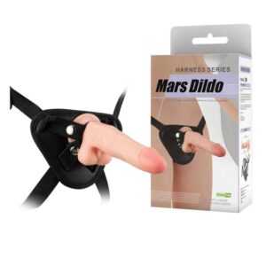 Arnes con dildo mars con testiculos 1