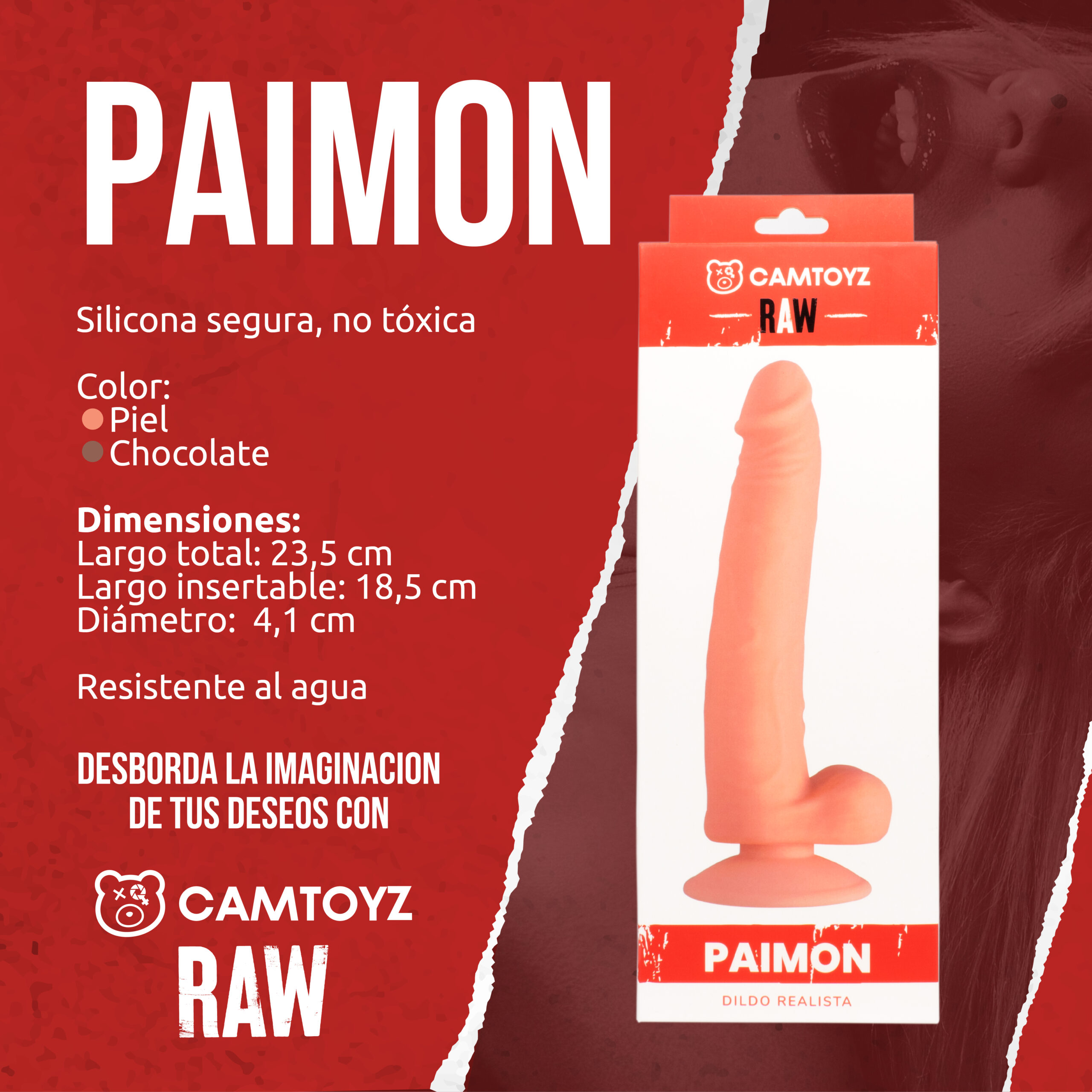 Dildo Realista Paimon 23.5 cm - Image 5