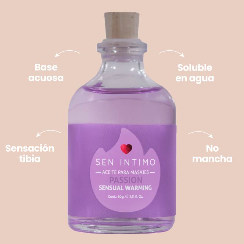Aceite masajes passion Sen intimo