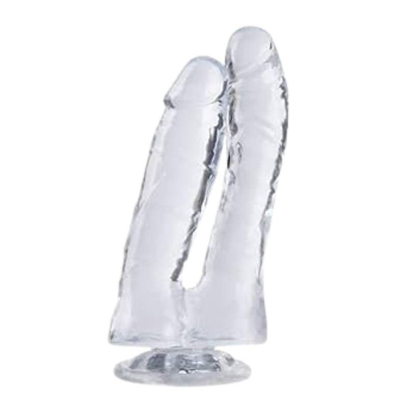 Dildo Doble Con Ventosa QR-D009