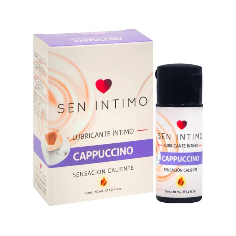 Lubricante Intimo Sensación Caliente Sabor a Capuchino 30ml