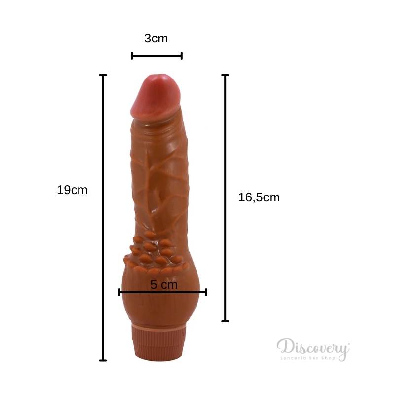 vibrador realista barbara 19cm
