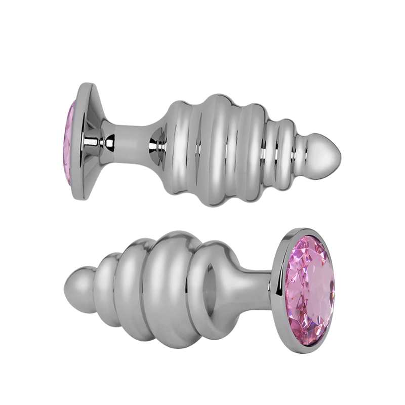 Plug Anal Mediano Metálico Pink Unicorn