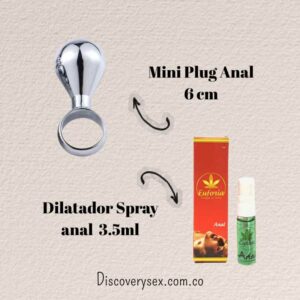 kit sachet anal + mini plug anal