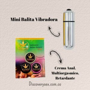 kit balita y crema anal, multiorgasmico y retardante