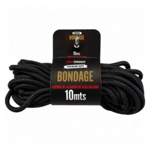 Cuerda algodon bondage 10 metros negra