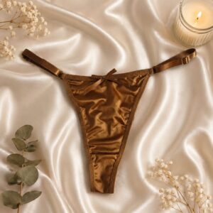 Tanga Satin Cafe ajustable