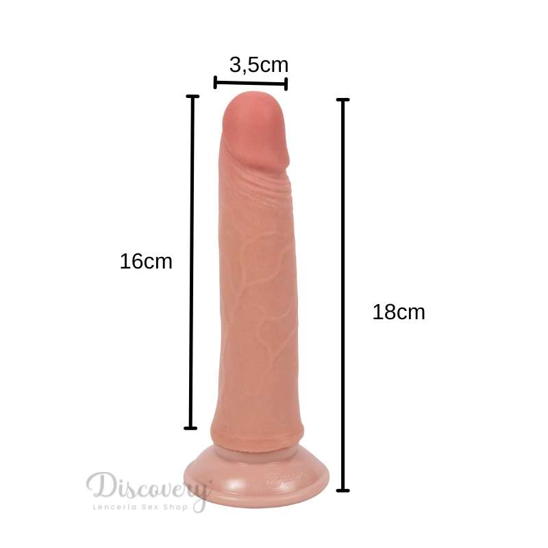 dildo ultrarealista ayron 18cm