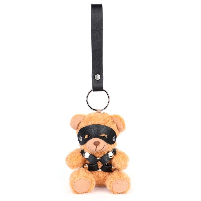 Llavero Peluche Oso Arnes Bdsm