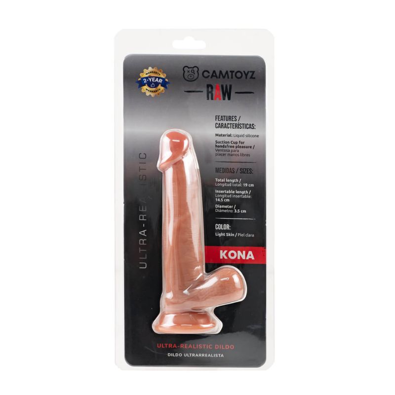 Dildo Ultra Realista Kona 19 cm Camtoyz