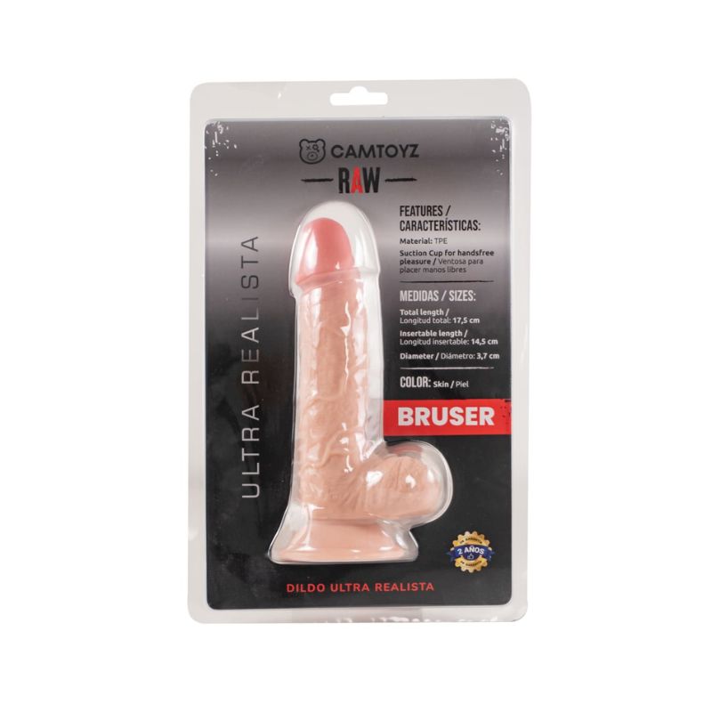 Dildo ultra realista Bruser 17.5 cm Camtoyz