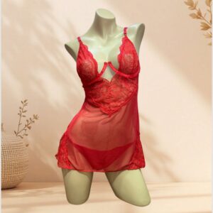 Babydoll Nancy con varilla Rojo